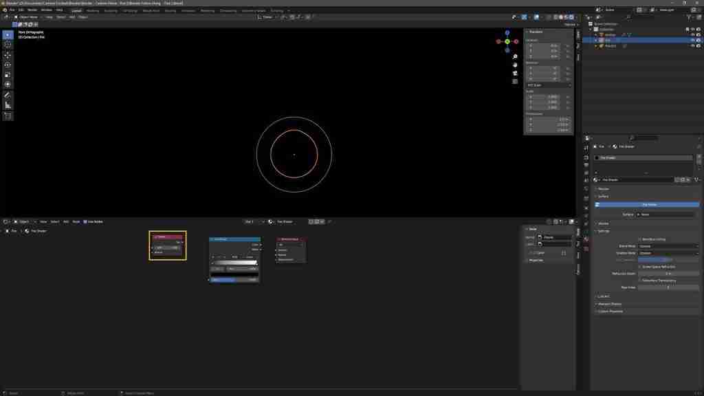 Easy Blender Fire in Minutes! How to Make Fire in Blender Using Metaballs, Particles, Eevee, and a Simple Shader 44 Blender Fire - Shader - Adding a Fresnel Node