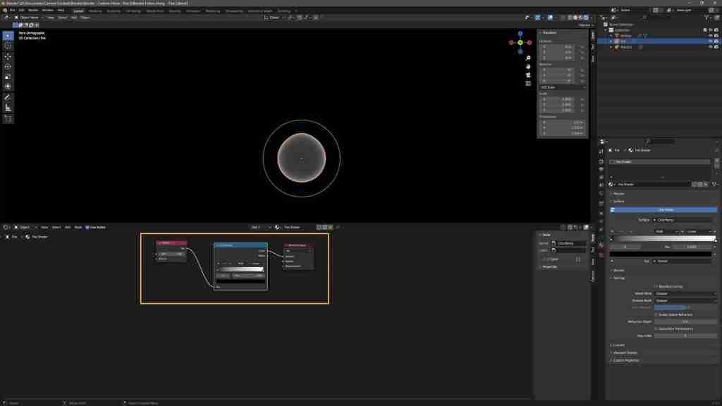 Easy Blender Fire in Minutes! How to Make Fire in Blender Using Metaballs, Particles, Eevee, and a Simple Shader 45 Blender Fire - Shader - Connecting the Nodes