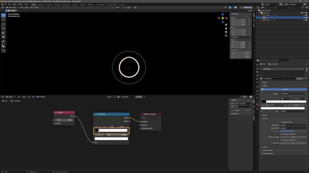 Easy Blender Fire in Minutes! How to Make Fire in Blender Using Metaballs, Particles, Eevee, and a Simple Shader 47 Blender Fire - Shader - Changing the Color Ramp Node from Linear to Constant Part 2