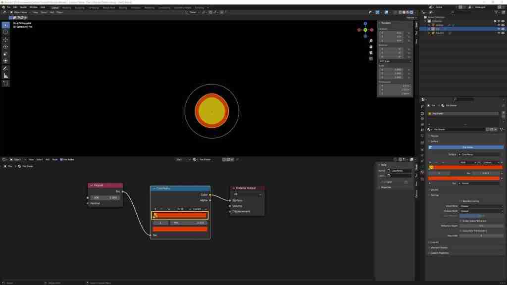 Easy Blender Fire in Minutes! How to Make Fire in Blender Using Metaballs, Particles, Eevee, and a Simple Shader 50 Blender Fire - Shader - Updating the Color Ramp Colors Part 3