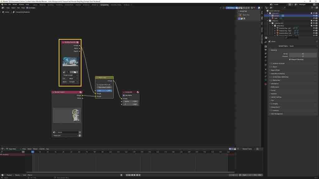 Blender Background Image Tutorial - Image Node Renamed