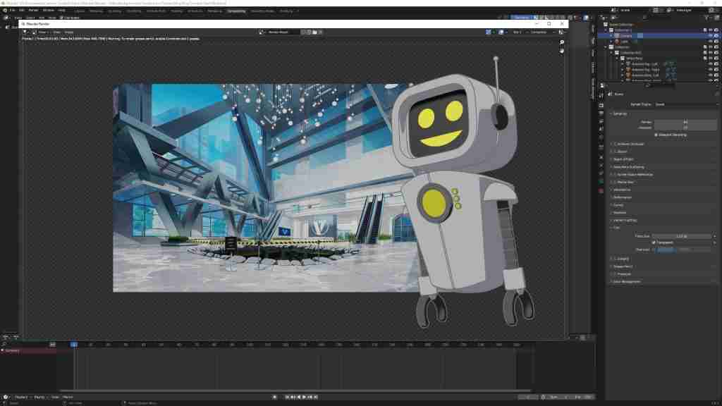 Blender Background Image Tutorial - Resizing the Image