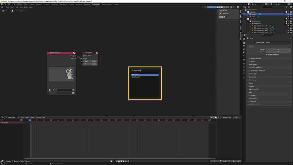 Blender Background Image Tutorial - Alpha Over