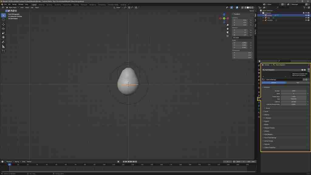 Easy Blender Fire in Minutes! How to Make Fire in Blender Using Metaballs, Particles, Eevee, and a Simple Shader 11 Blender Fire - Modelling - Creating a new particle system in Blender