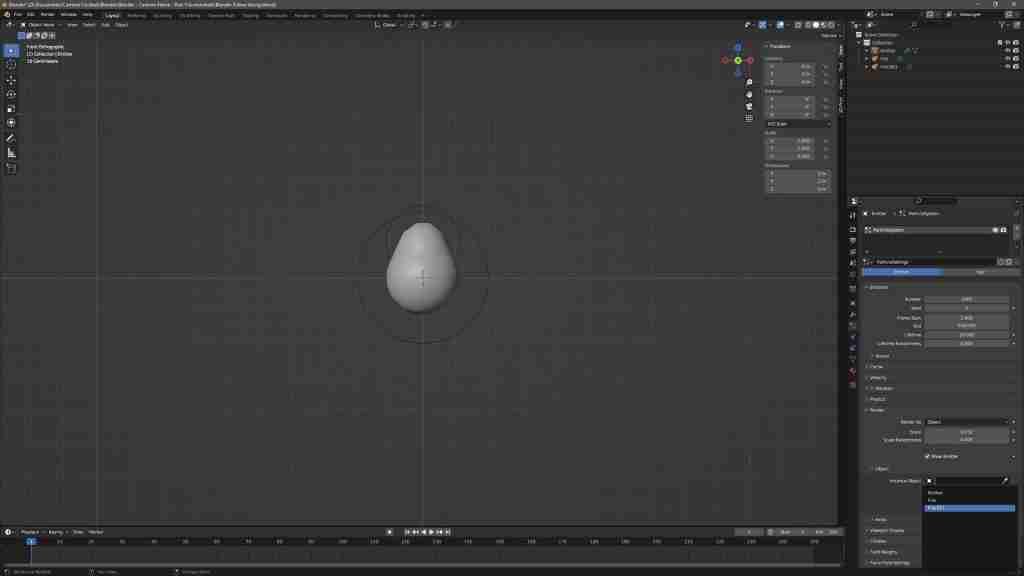 Easy Blender Fire in Minutes! How to Make Fire in Blender Using Metaballs, Particles, Eevee, and a Simple Shader 12 Blender Fire - Modelling - Assigning an object as an emitter in Blender