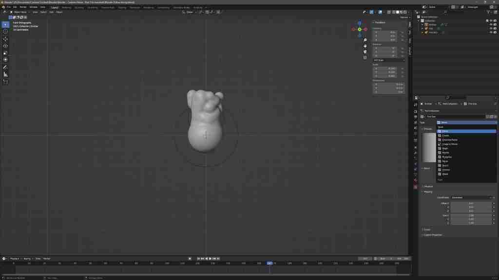 Easy Blender Fire in Minutes! How to Make Fire in Blender Using Metaballs, Particles, Eevee, and a Simple Shader 21 Blender Fire - Modelling - Adjusting the texture controlling the fire in Blender