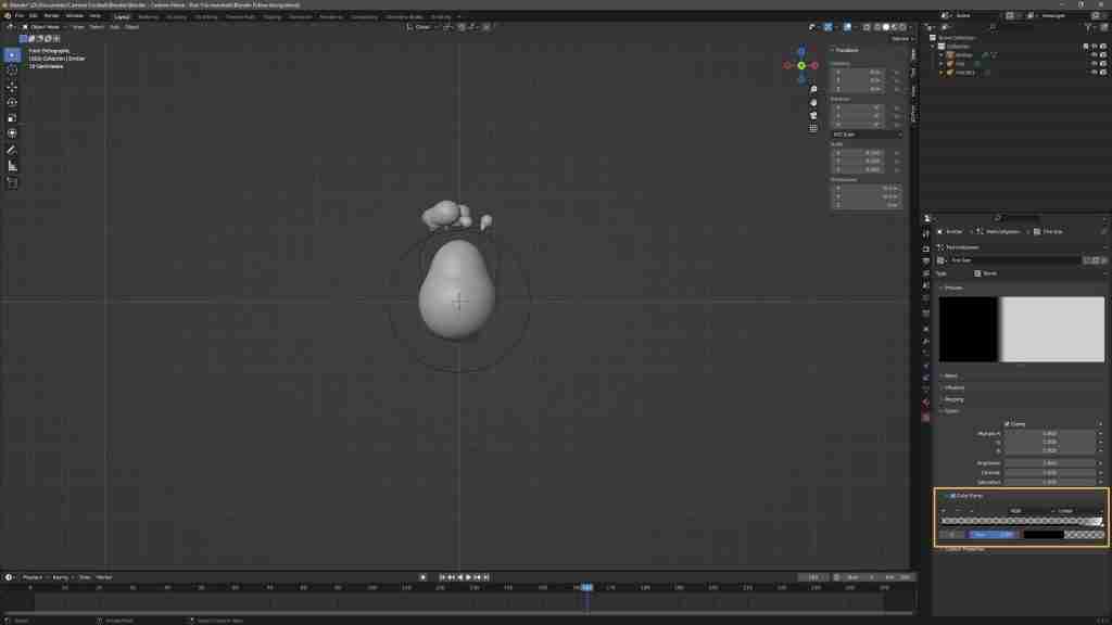 Easy Blender Fire in Minutes! How to Make Fire in Blender Using Metaballs, Particles, Eevee, and a Simple Shader 25 Blender Fire - Modelling - Adjusting the texture controlling the fire in Blender