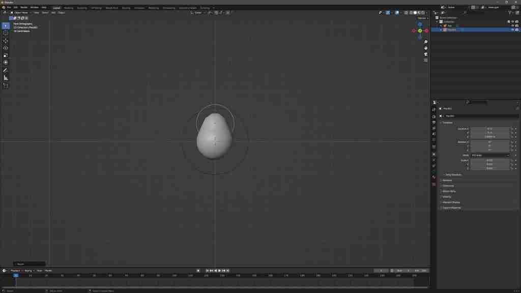 Easy Blender Fire in Minutes! How to Make Fire in Blender Using Metaballs, Particles, Eevee, and a Simple Shader 6 Blender Fire - Modelling - Scale a metaball in Blender
